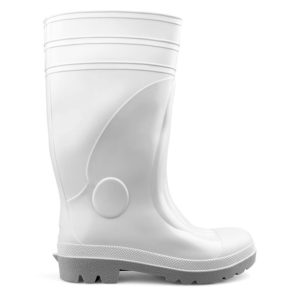 Stivali bianco in PVC