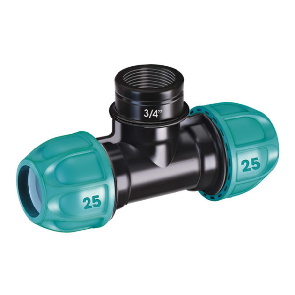 T Ø 25 mm - 3/4” F