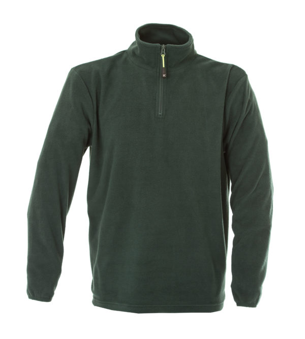 Pile mezza zip (verde)