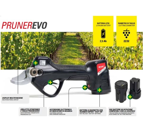 Forbice a batteria"EVO 22-32" Brumi