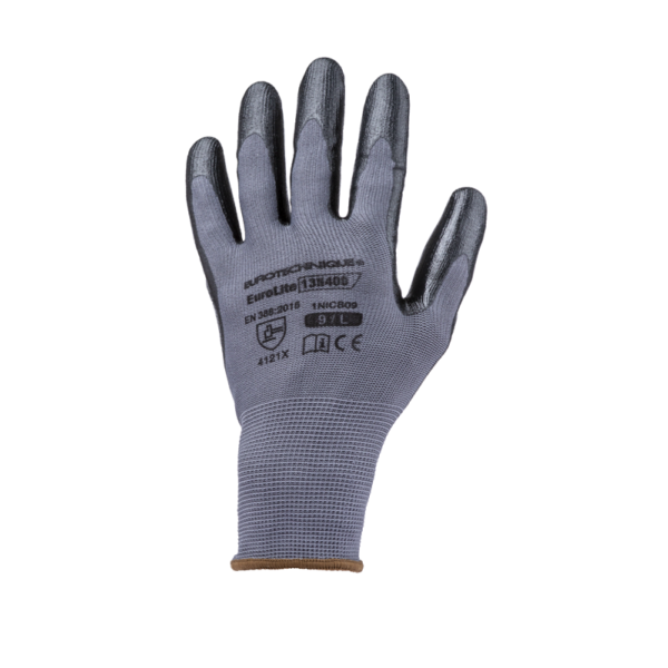 Guanti Nylon Spalmato Nitrile Eurolite